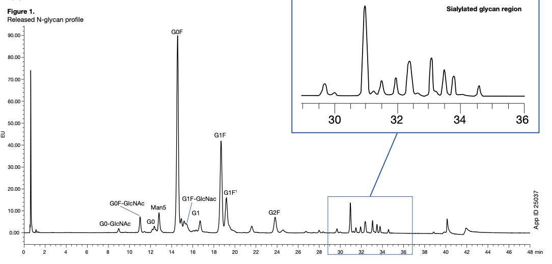 Infliximab-dyyb N-Glycan Analysis